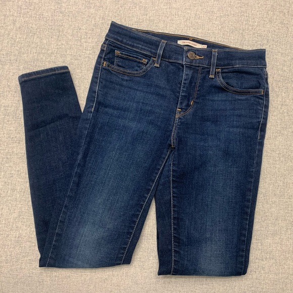 Levi’s 710 Super Skinny (Dark Wash) - Picture 1 of 5